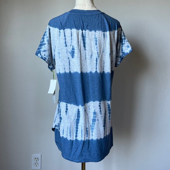 NWT Te Verde Tie Dye V-Neck Tee - Picture 4 of 6